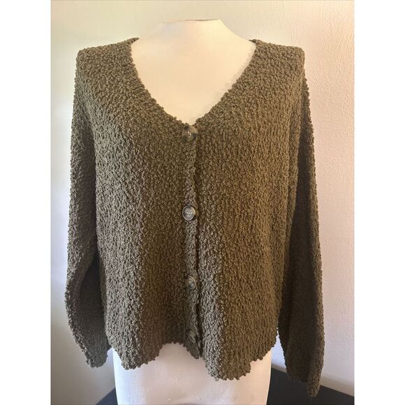Social Standard By Sanctuary Popcorn Cardigan Size Large - Picture 1 of 7